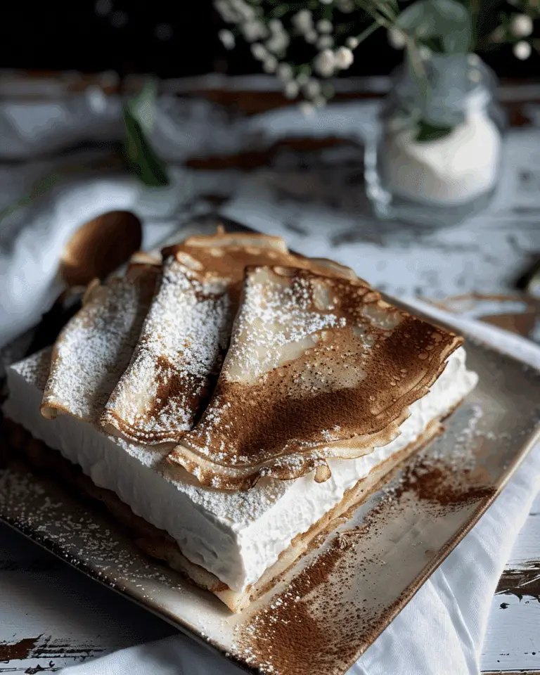 Tiramisu Protein Crepes