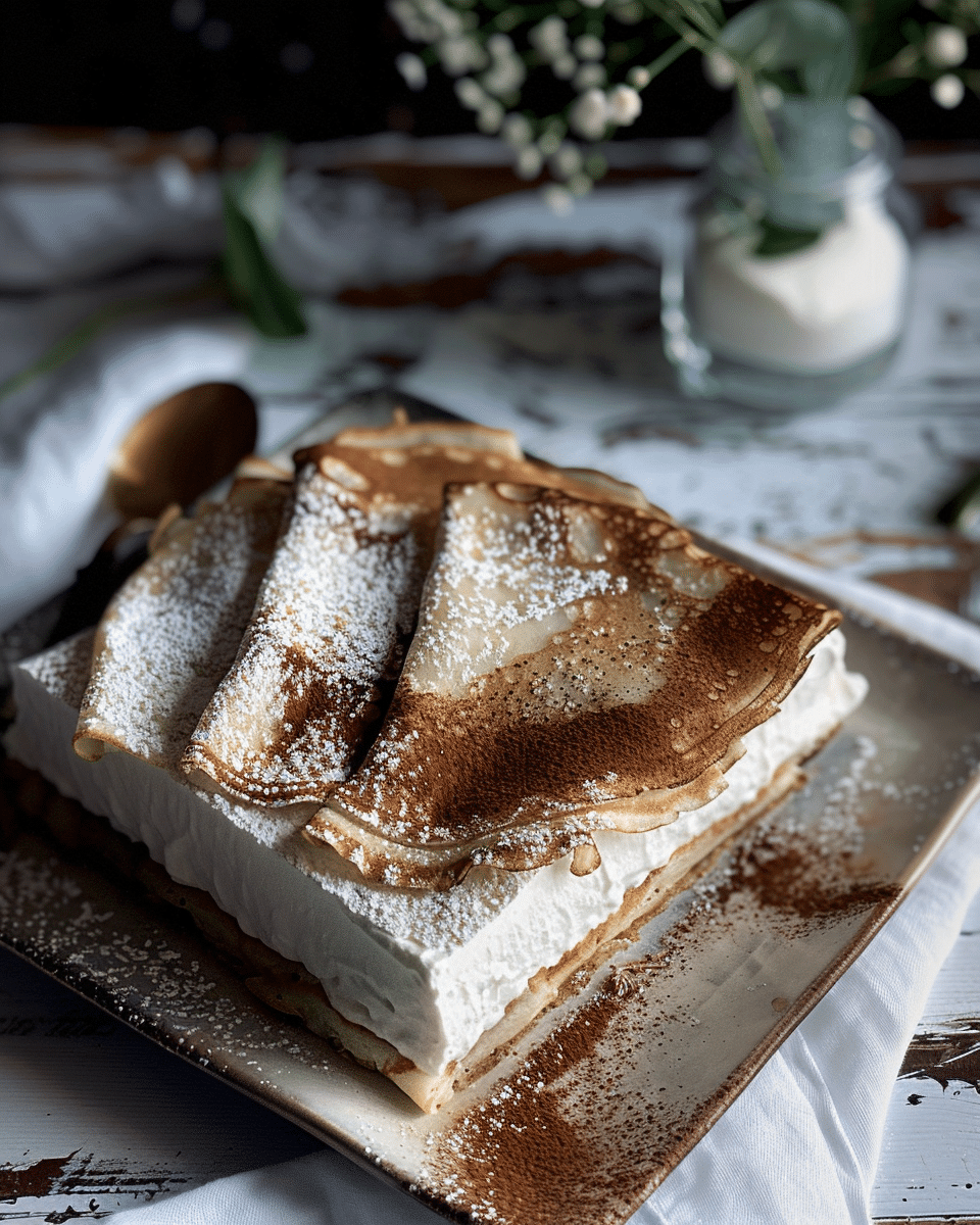 Tiramisu Protein Crepes