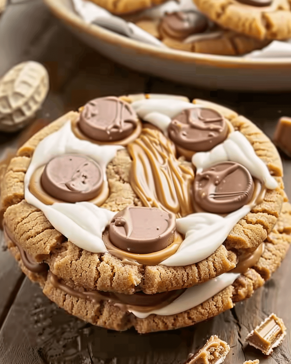 Triple Reese’s Peanut Butter Cookies