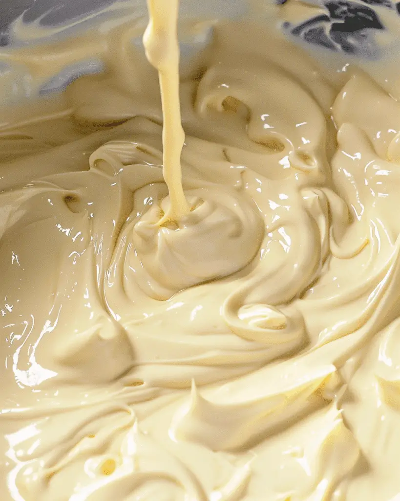 Whipped White Chocolate Caramel Ganache