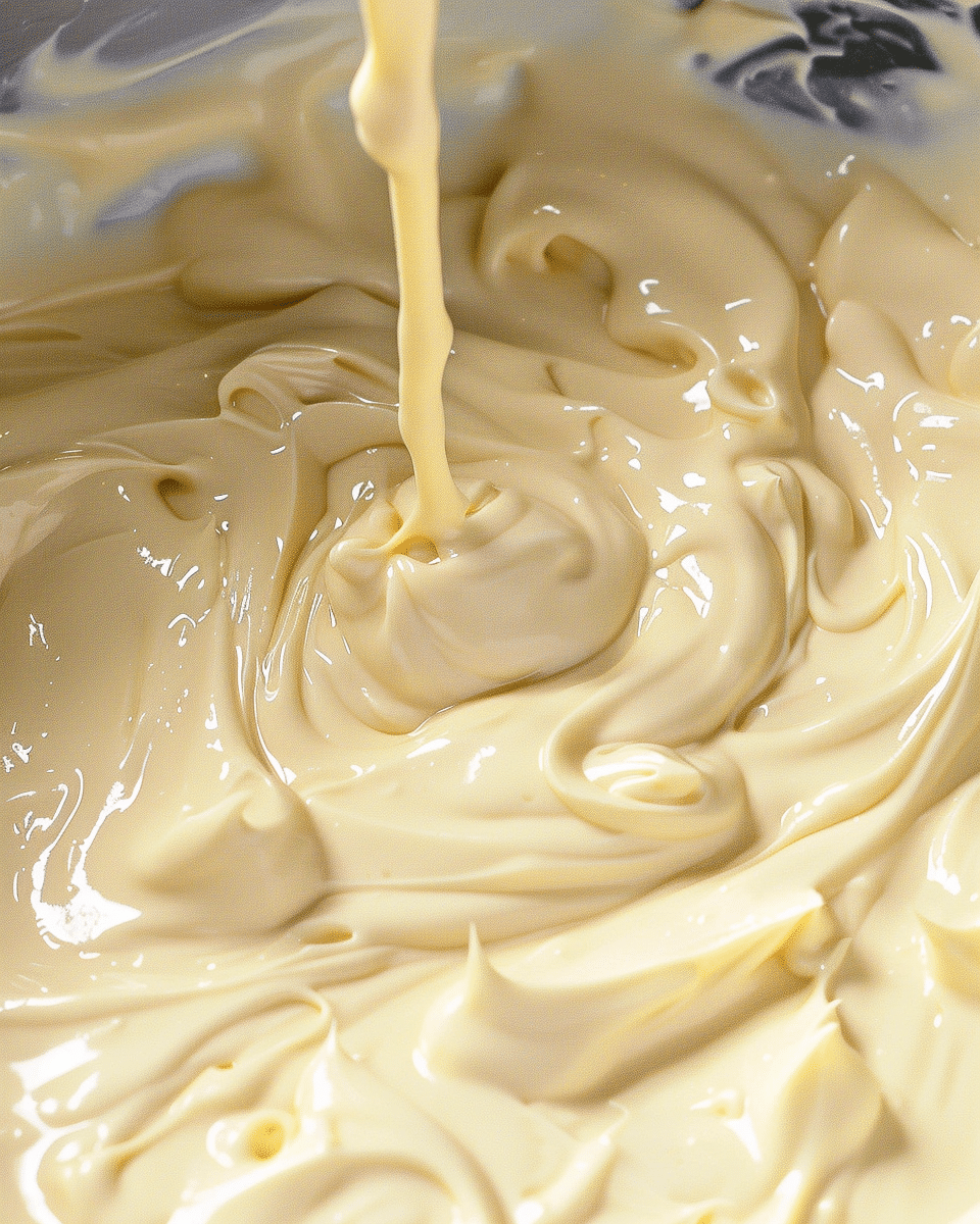 Whipped White Chocolate Caramel Ganache