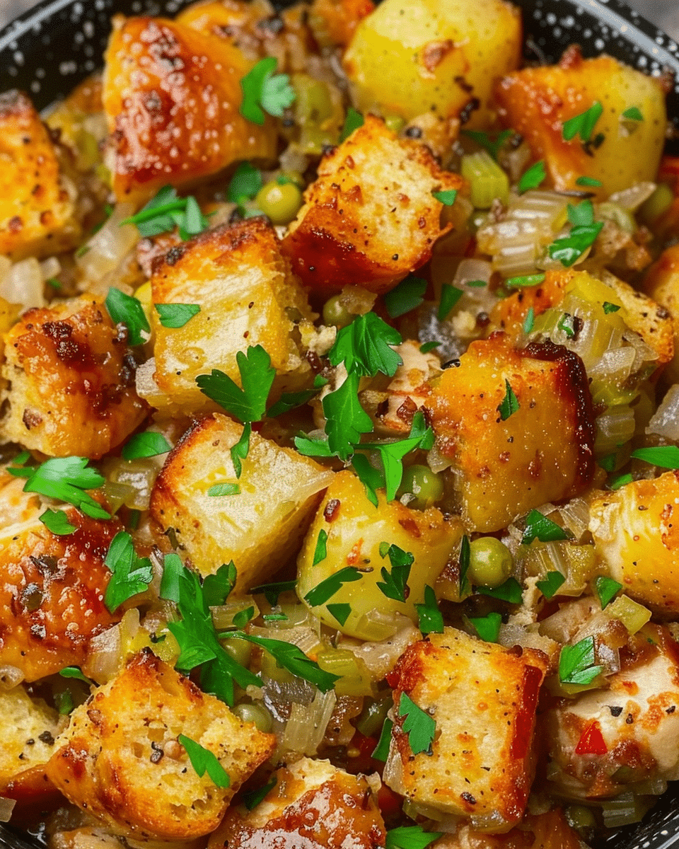 Dolly’s Chicken and Stuffing Casserole