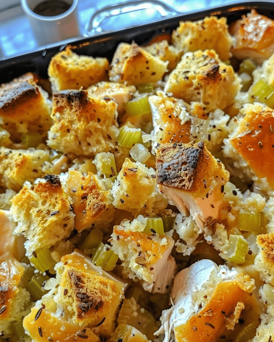 Dolly’s Chicken and Stuffing Casserole