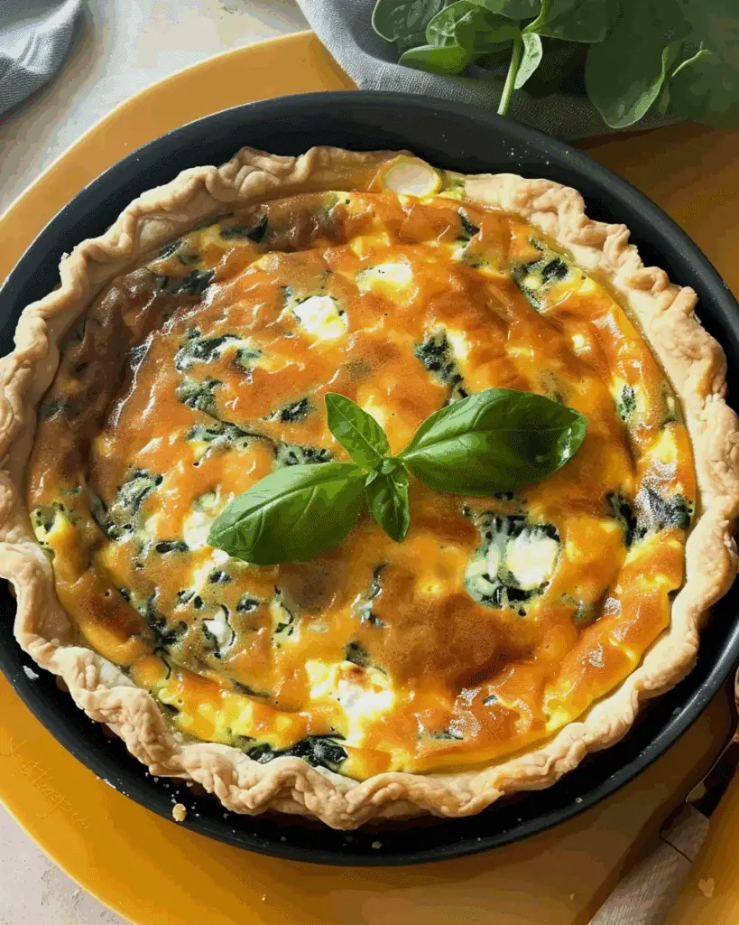 Ricotta Spinach Quiche Delight