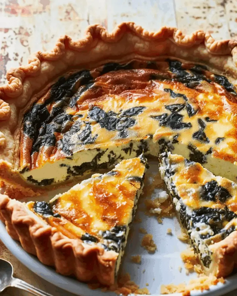 Ricotta Spinach Quiche Delight