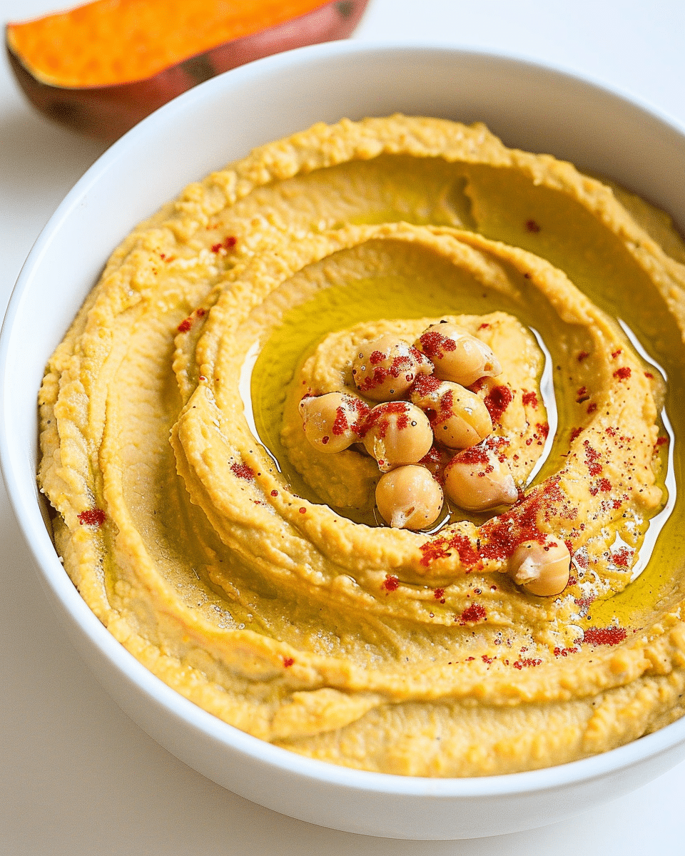 Roasted Sweet Potato And Chickpea Hummus – Dairy Free