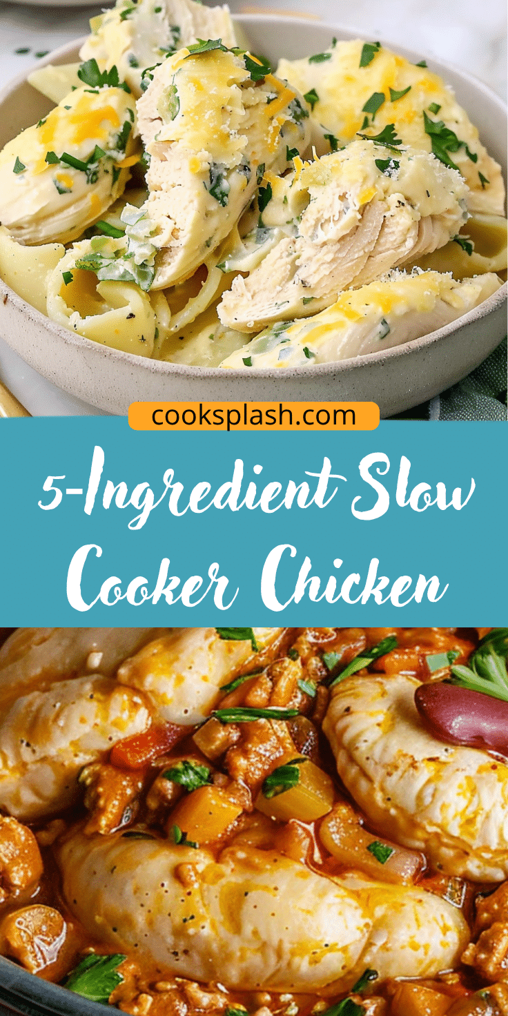 5‑Ingredient Slow Cooker Chicken and Dumplings | Cook Splash