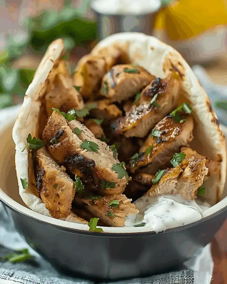 Authentic Chicken Shawarma with Garlic Sauce – Bold, Juicy, and Better Than Takeout