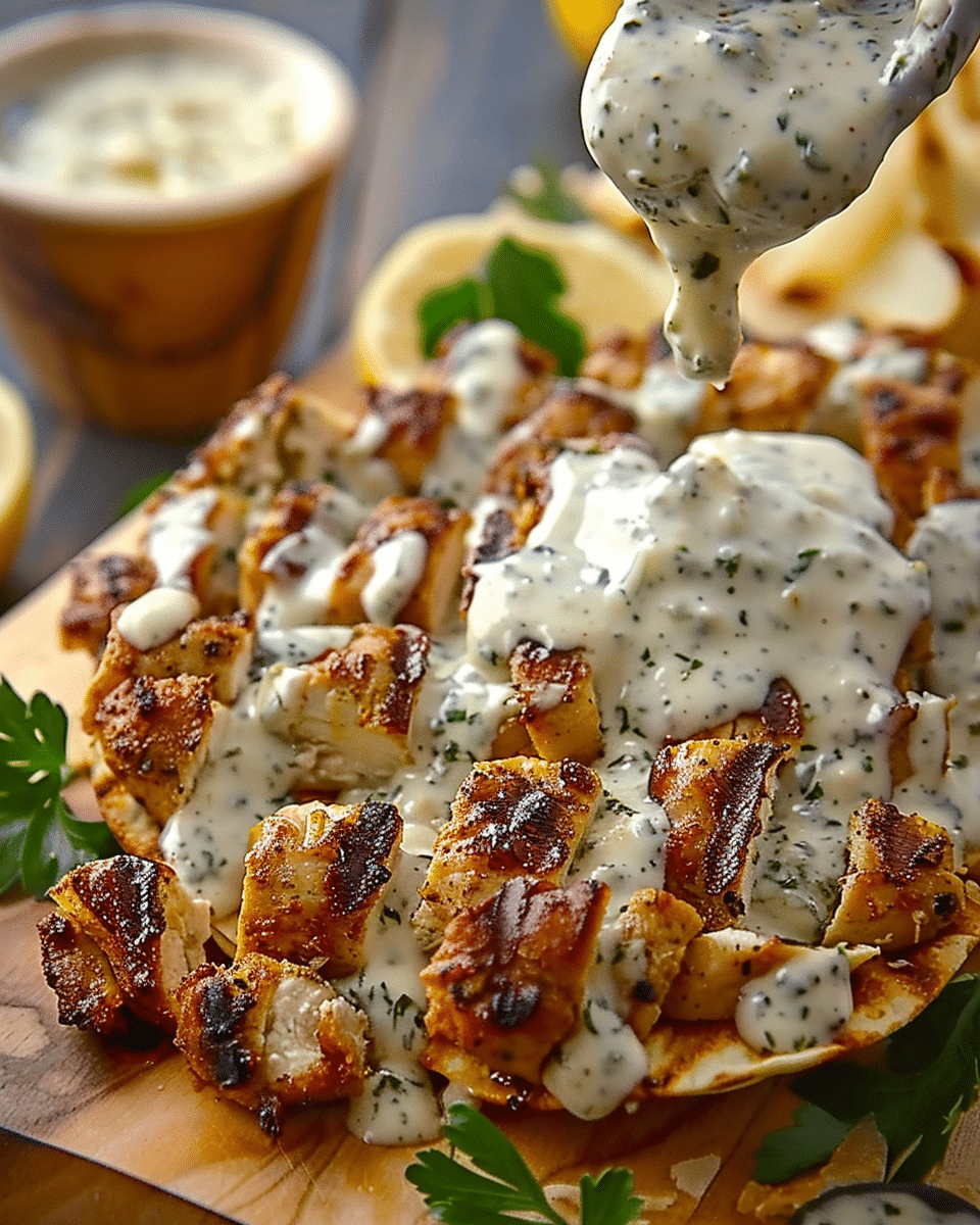 Authentic Chicken Shawarma with Garlic Sauce – Bold, Juicy, and Better Than Takeout