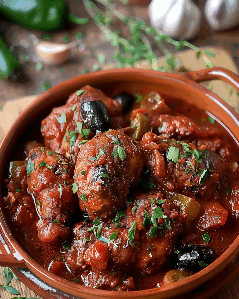 Authentic Sicilian Chicken Cacciatore (No Wine Needed!)