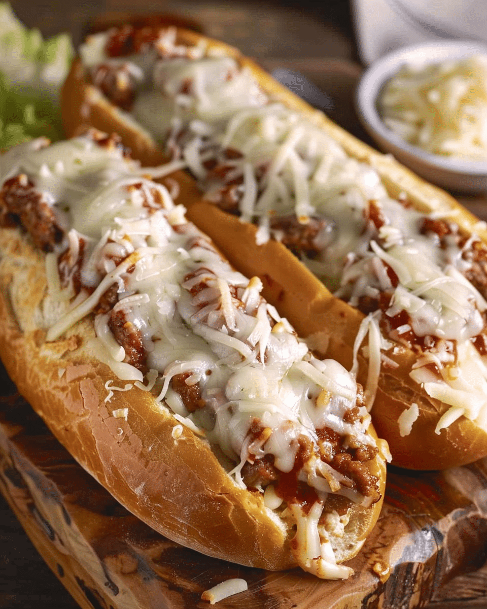 Baked Italian Sub Sandwiches