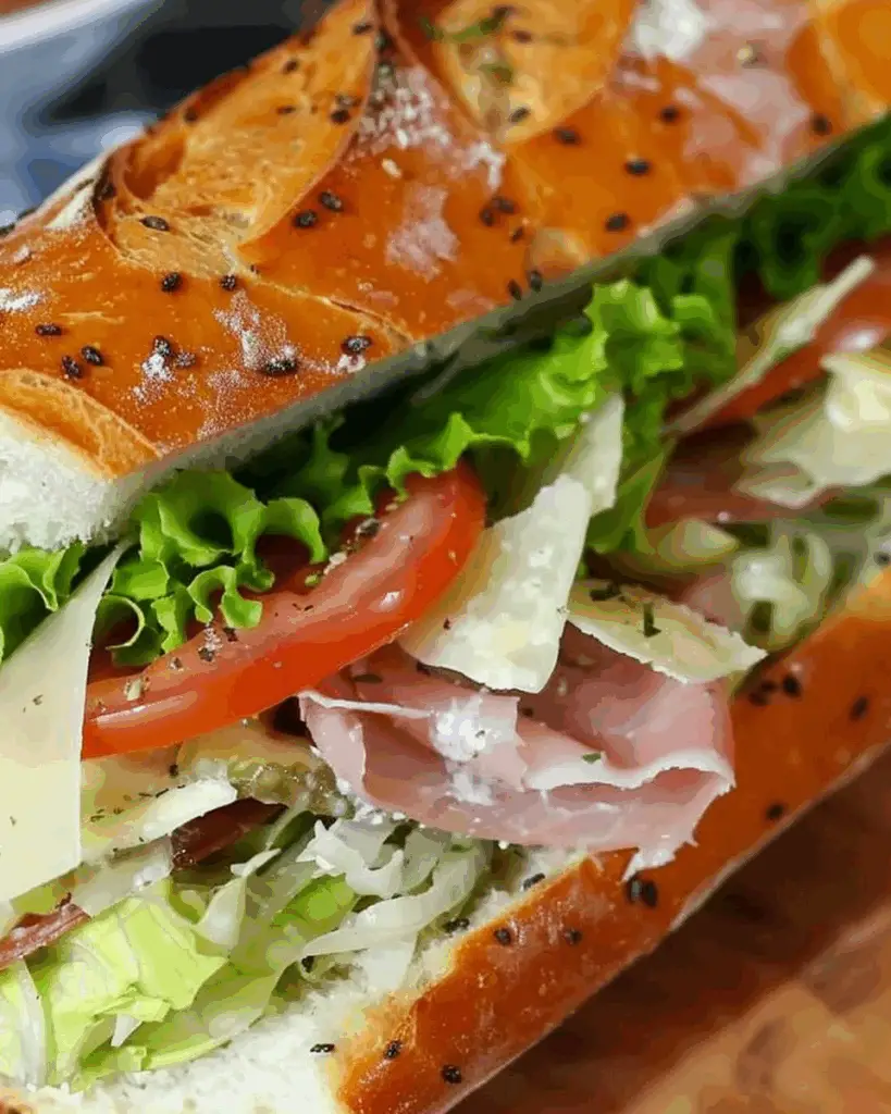 Baked Italian Sub Sandwiches