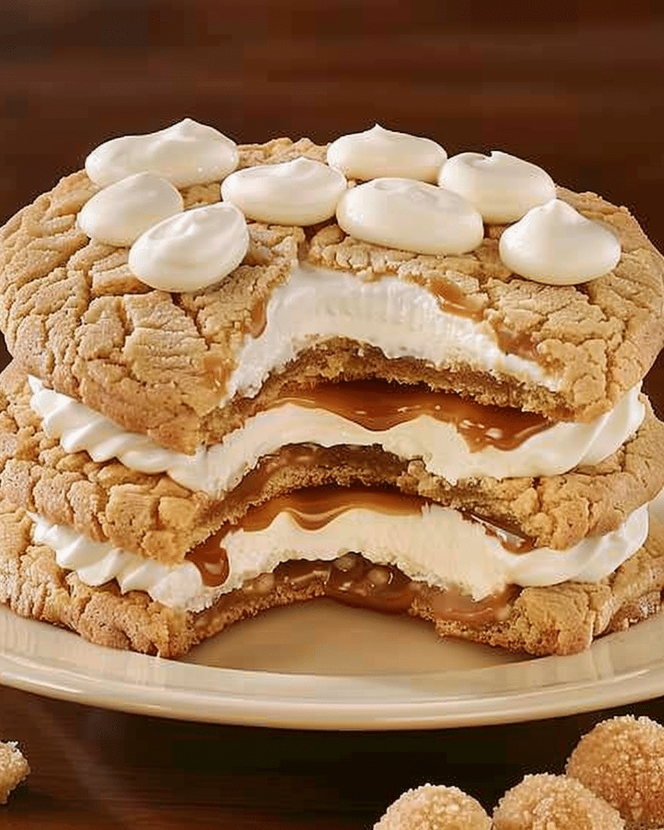 Caramel Cheesecake Cookies