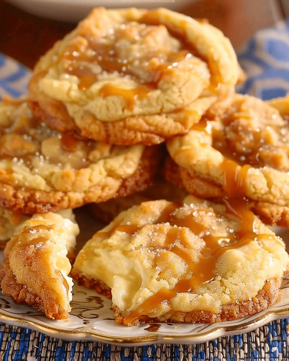 Caramel Cheesecake Cookies