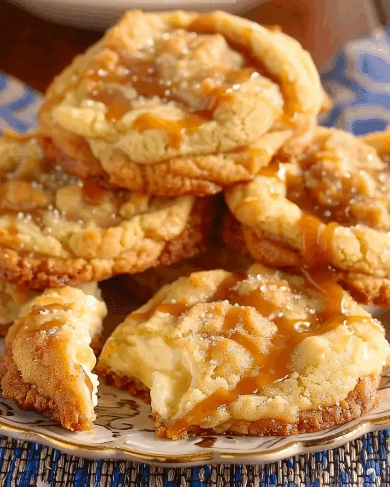Caramel Cheesecake Cookies