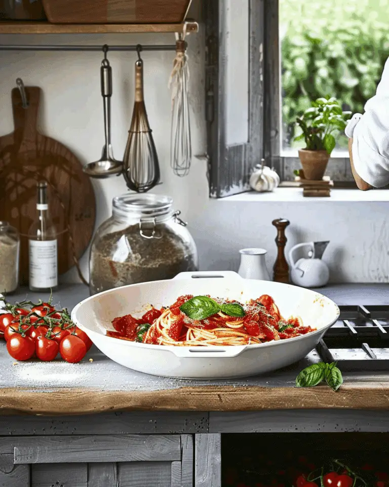 Tomato Basil Spaghetti