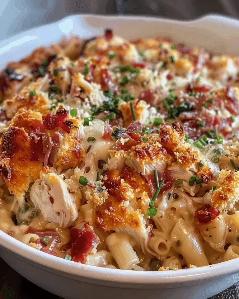 Chicken Alfredo Bake