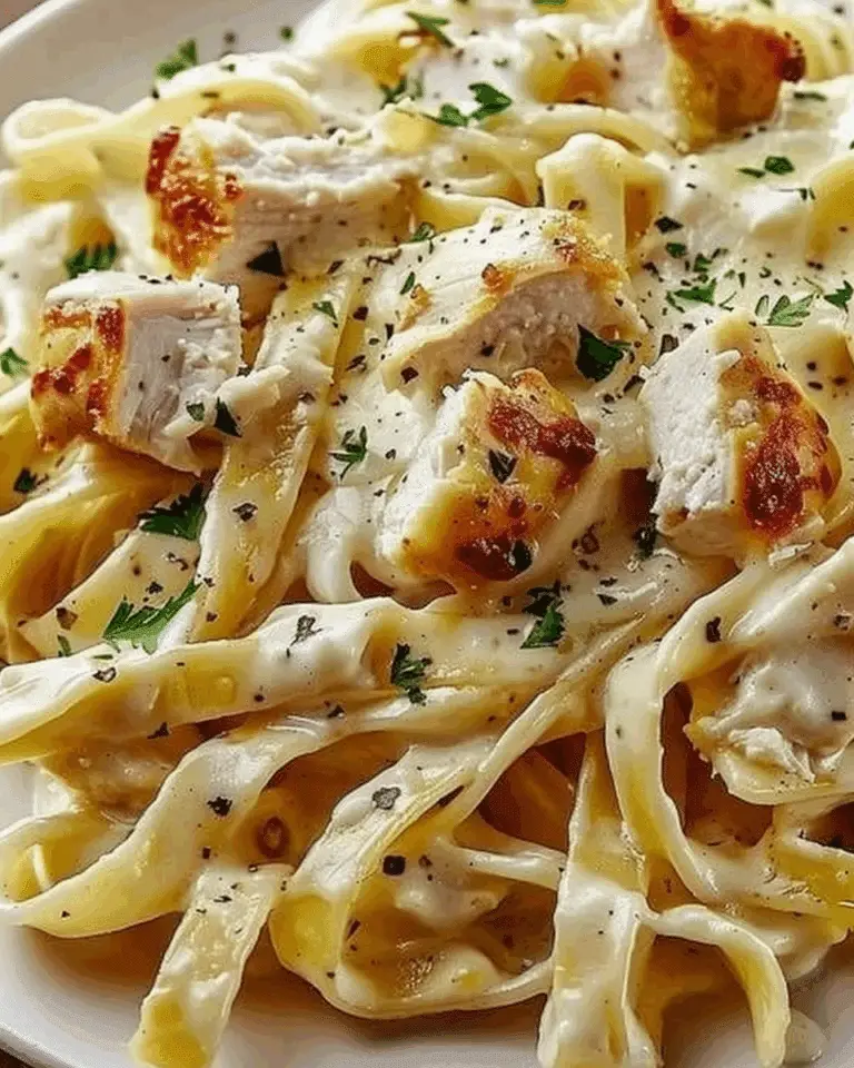 Chicken Alfredo Bake