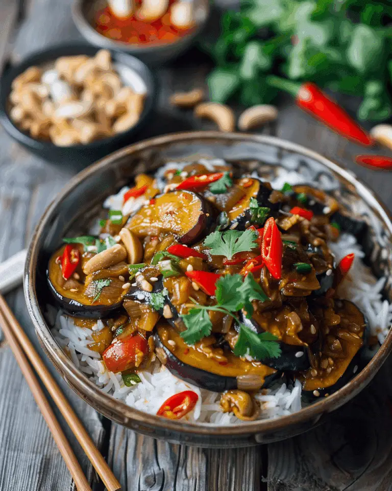Chinese Eggplant with Garlic Sauce