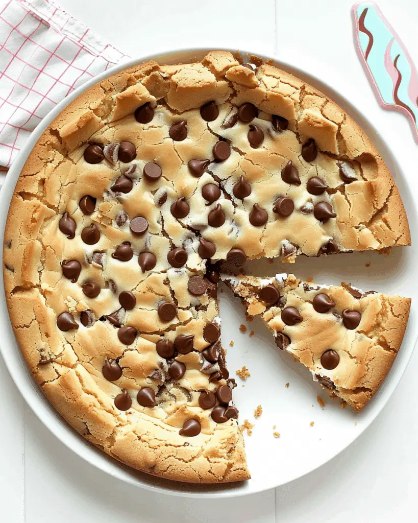 Chocolate Chip Cookie Cake