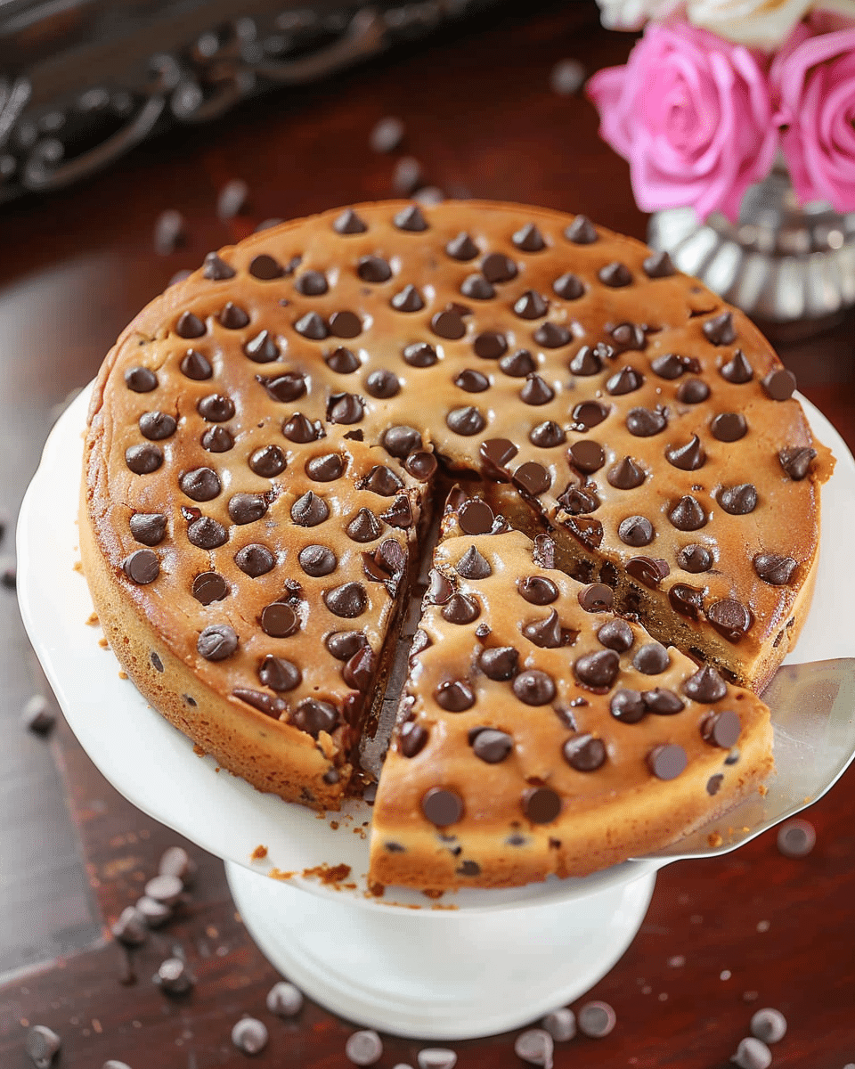 Chocolate Chip Cookie Cake