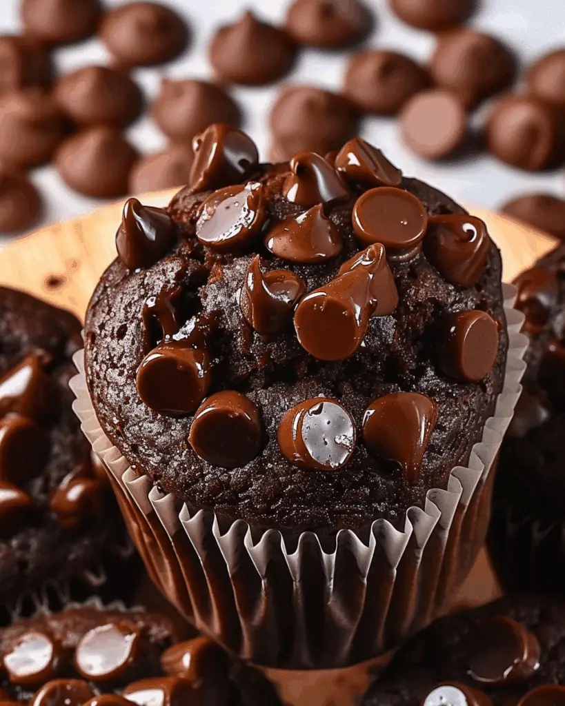 Chocolate Date Muffins