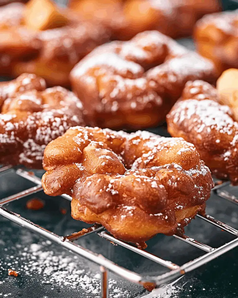 Classic Apple Fritters Doughnuts