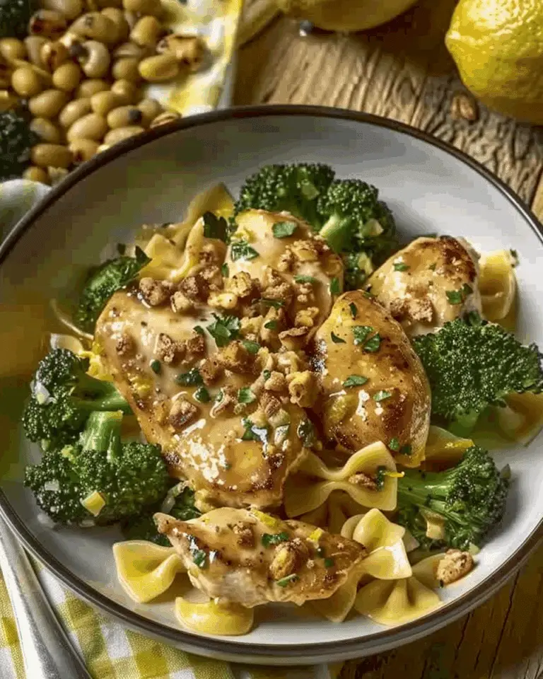 Easy Lemon Chicken Pasta With Lemon Garlic Sauce