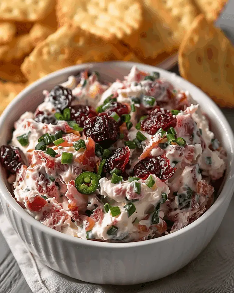 Cranberry Jalapeño Cream Cheese Dip