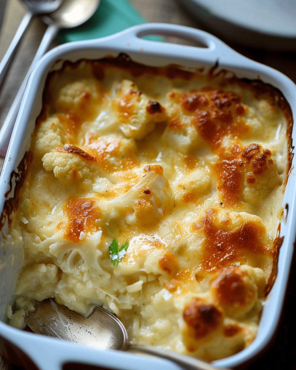 Creamy Cauliflower Gratin