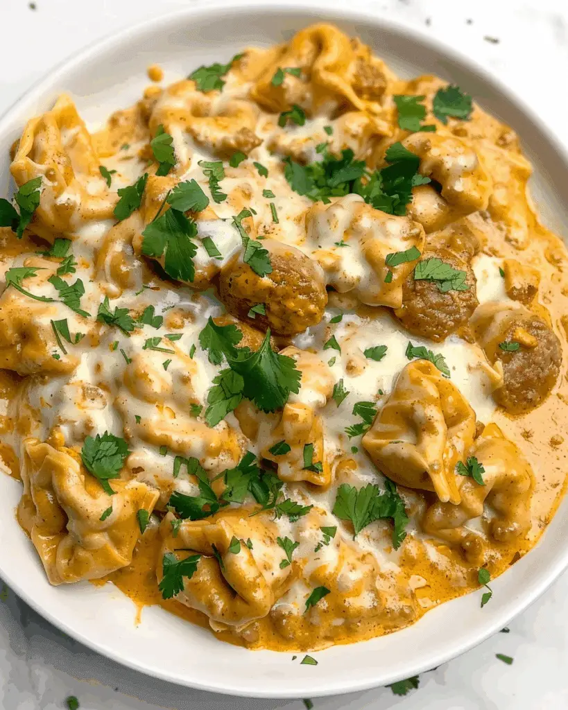 Creamy Italian Sausage Tortellini