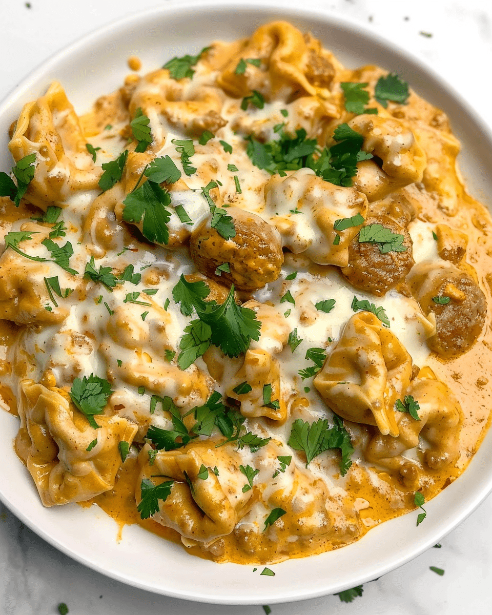 Creamy Italian Sausage Tortellini