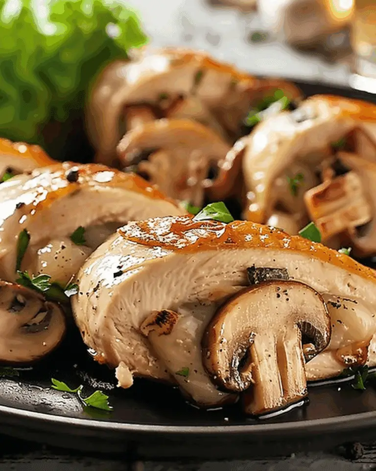 Mushroom-Stuffed Chicken