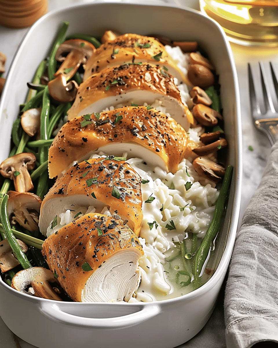 Mushroom-Stuffed Chicken