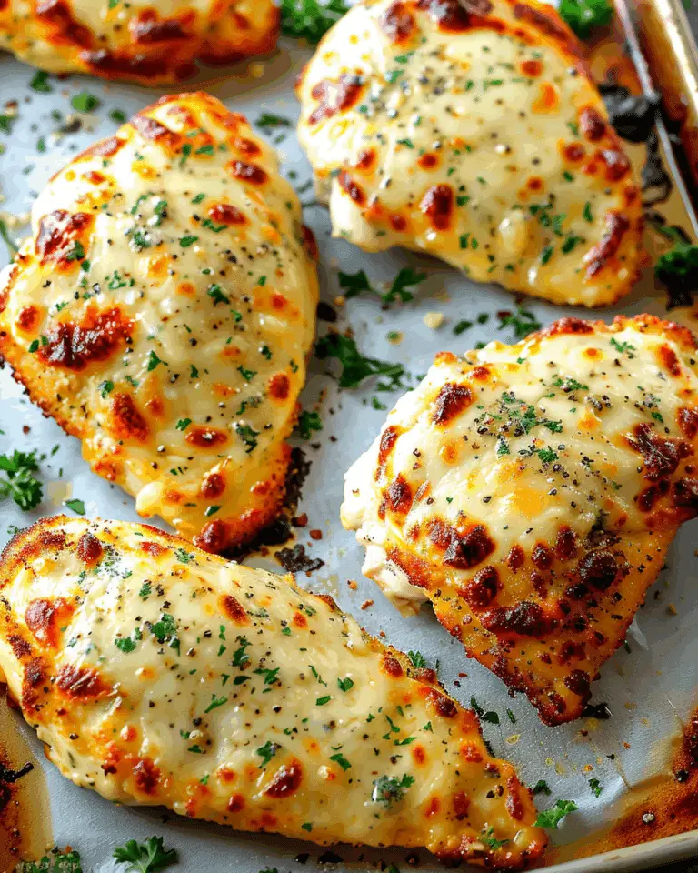 Crispy Baked Garlic Parmesan Chicken