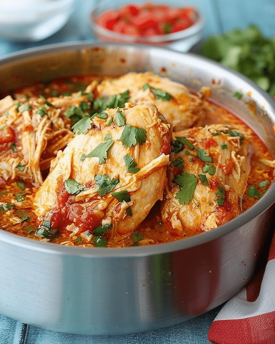 Crockpot Salsa Chicken