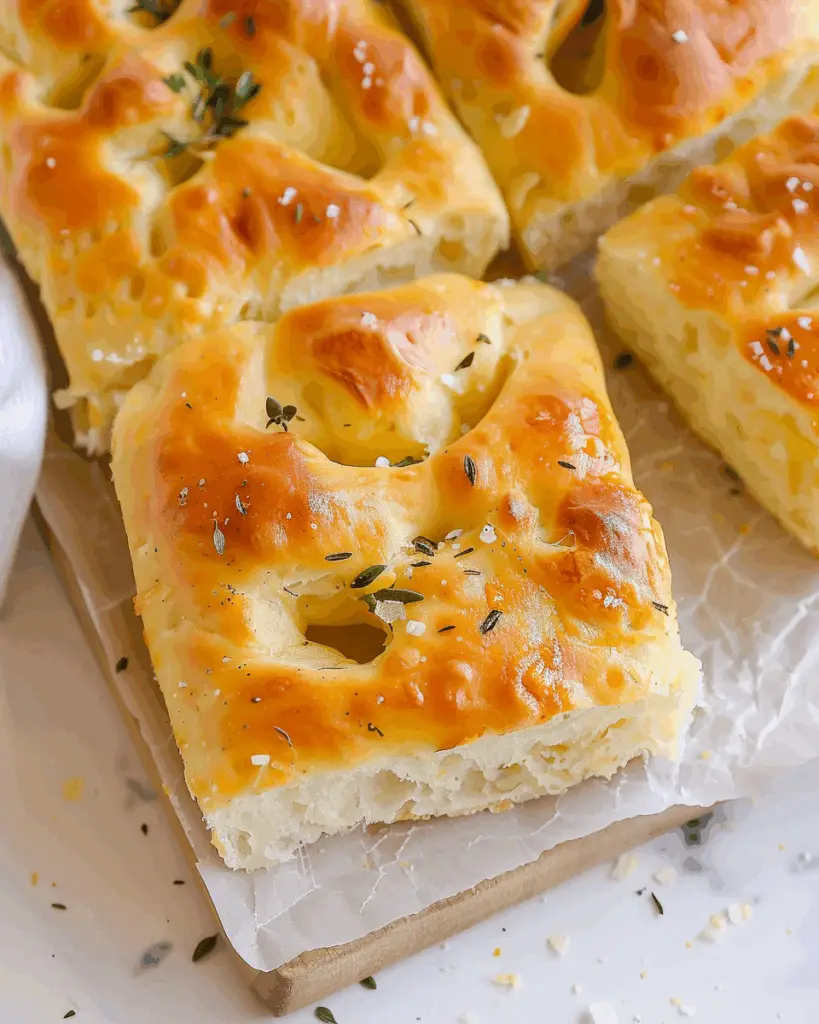 Herby Lemony Potato Focaccia