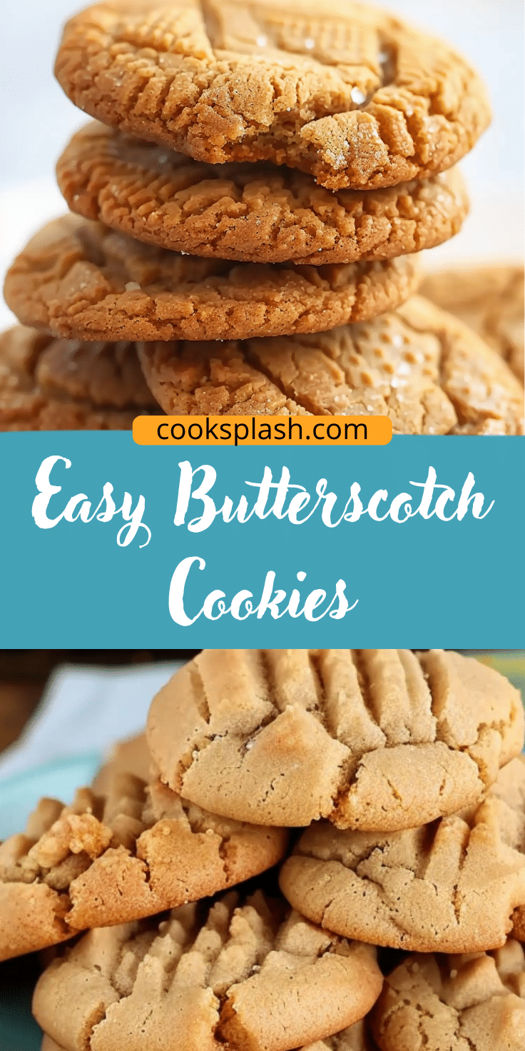 Easy Butterscotch Cookies | Cook Splash
