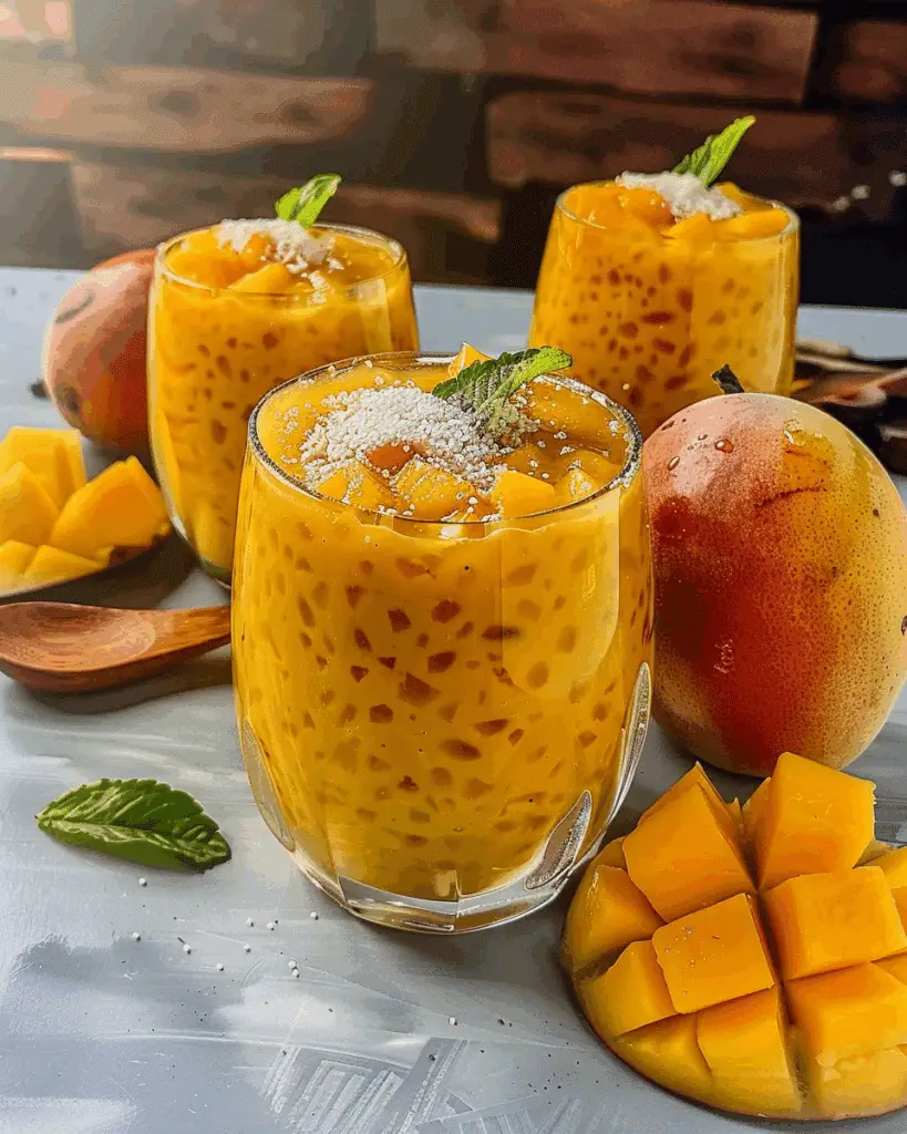 Easy Mango Sago (Dessert Pudding)