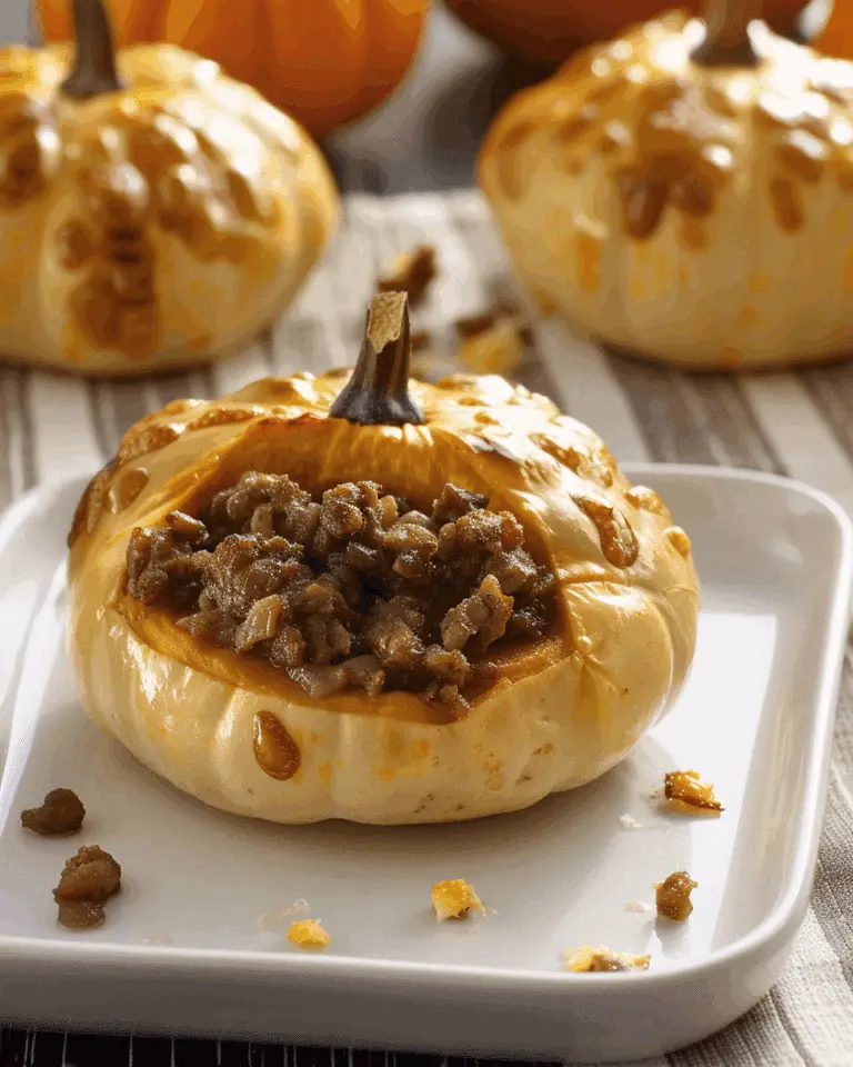 Easy Pizza-Stuffed Pumpkins