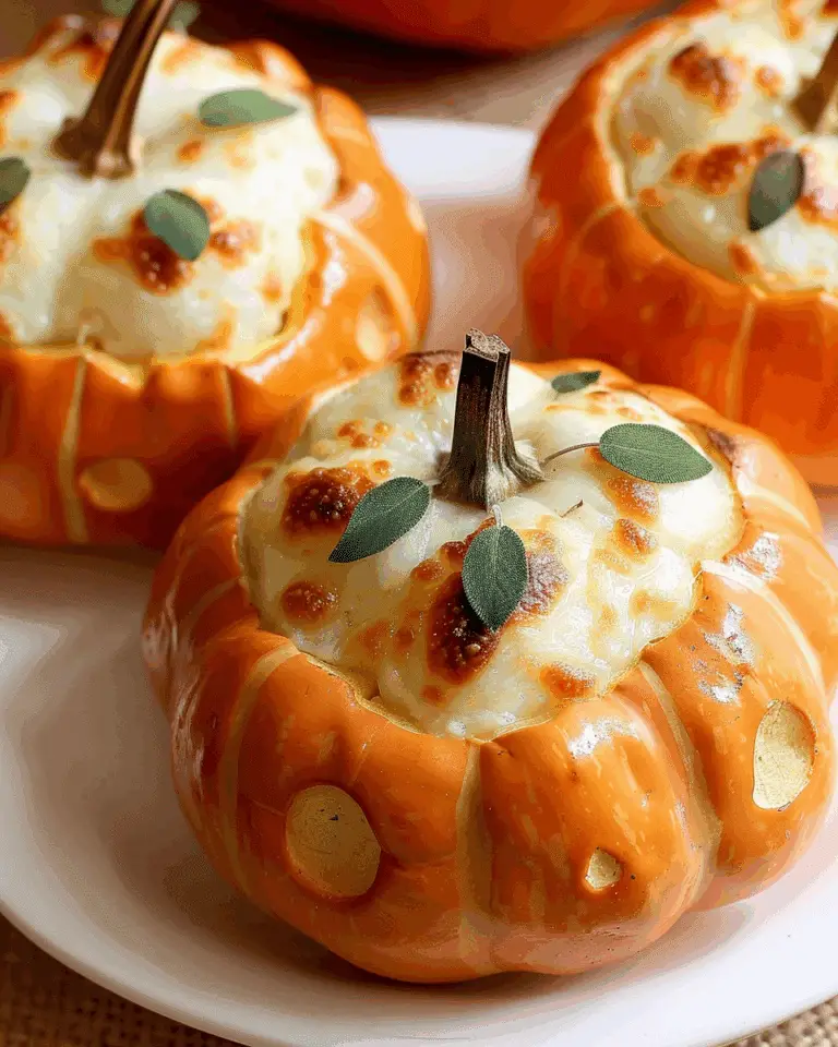 Easy Pizza-Stuffed Pumpkins