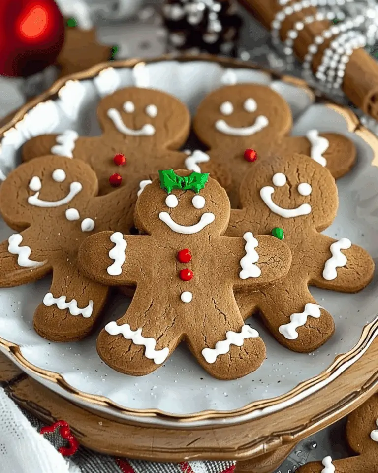 Soft Chewy Gingerbread Men Cookies Recipe
