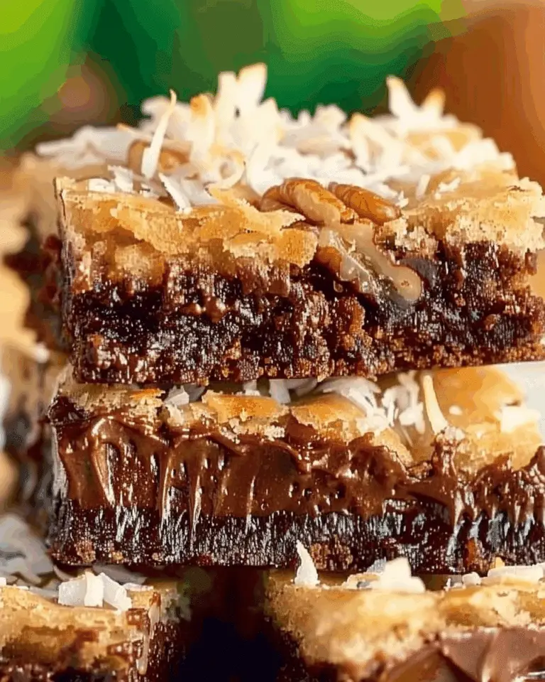 German Chocolate Brownies