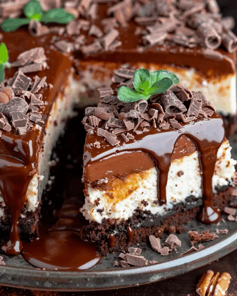 German Chocolate Cheesecake