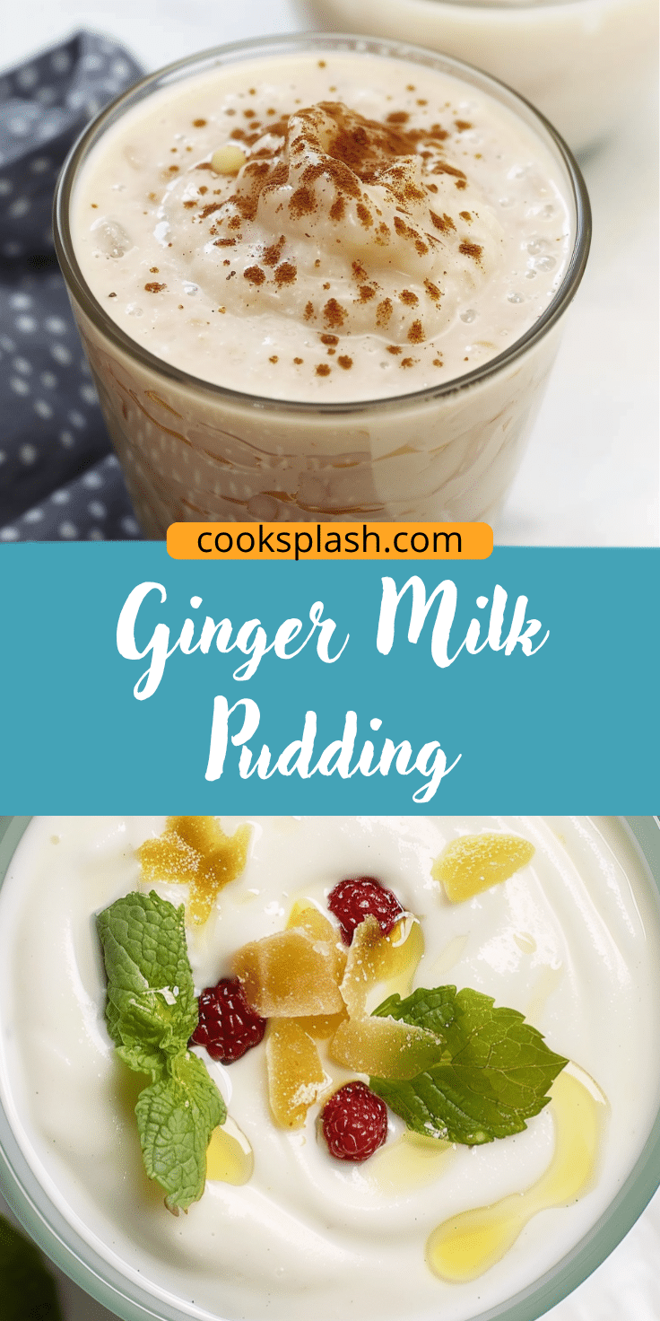 Splosh Pudding Ginger Milk Pudding | Cook Splash