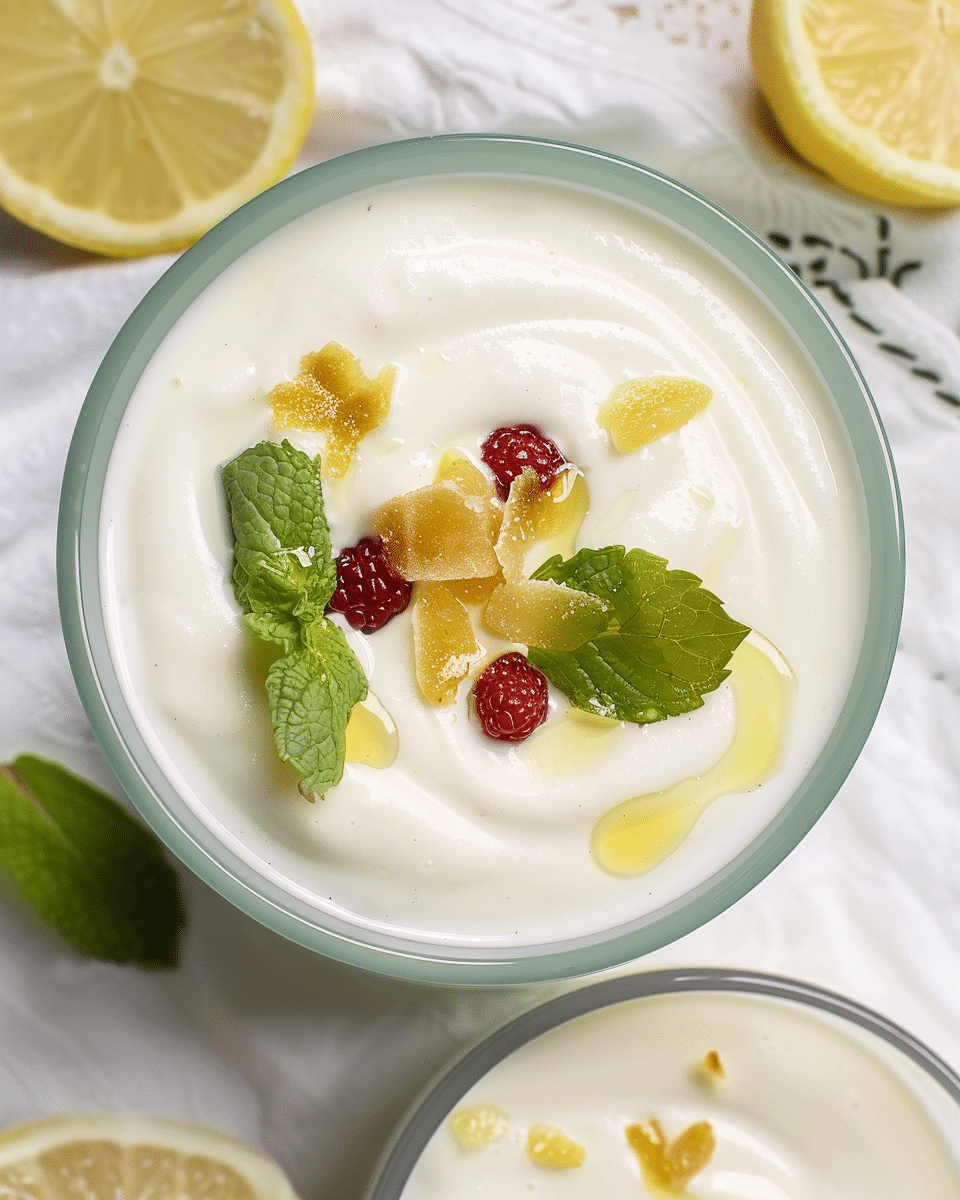 Ginger Milk Pudding