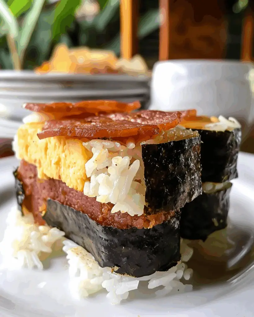 Hawaiian Spam Musubi