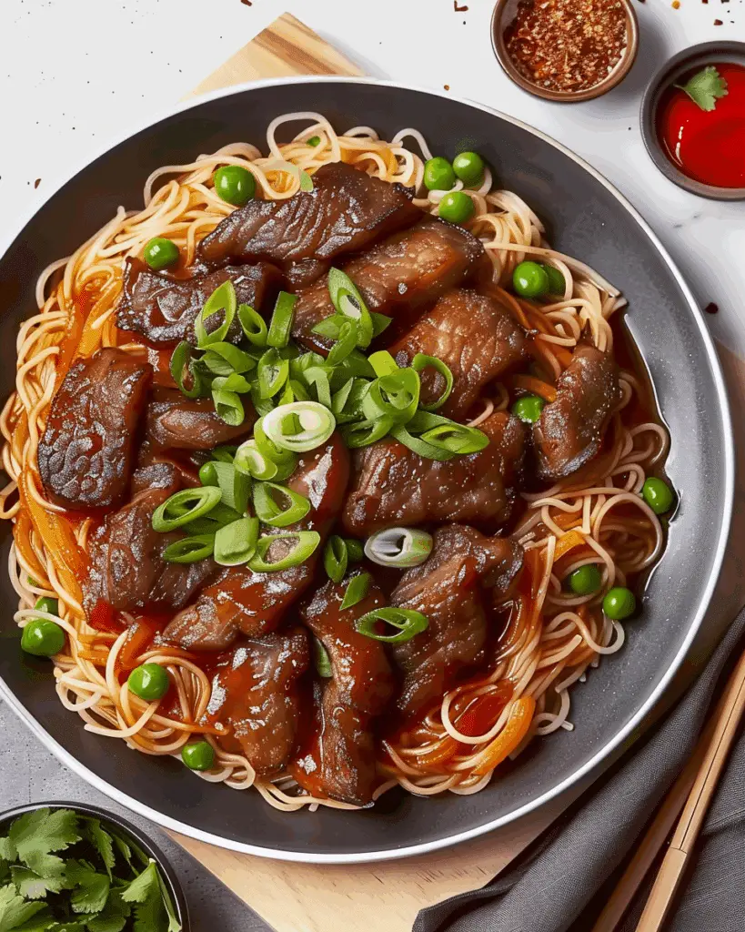 High-Protein Rice Noodle Stir Fry