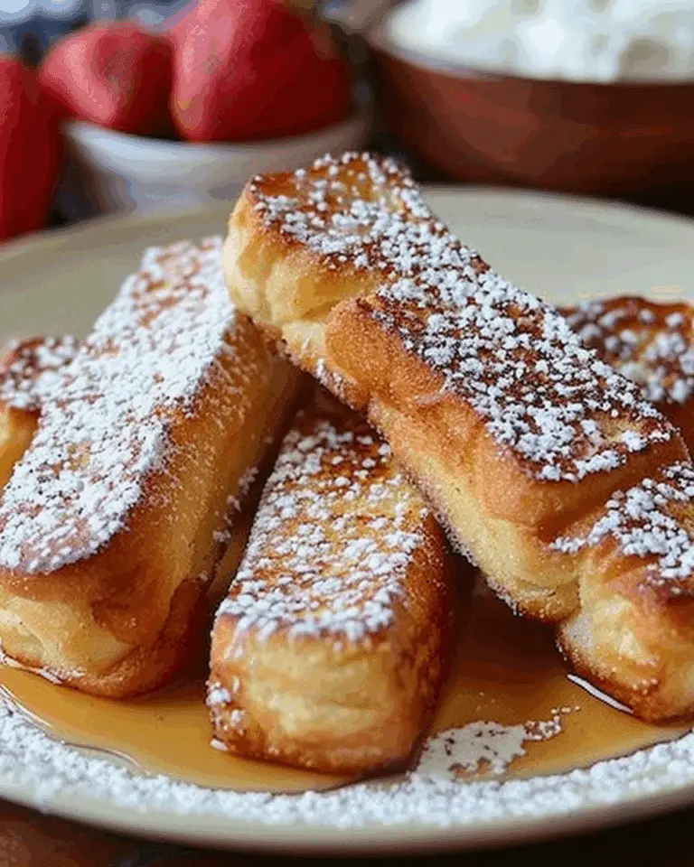 Irresistible Honey Butter Stuffed French Toast Sticks