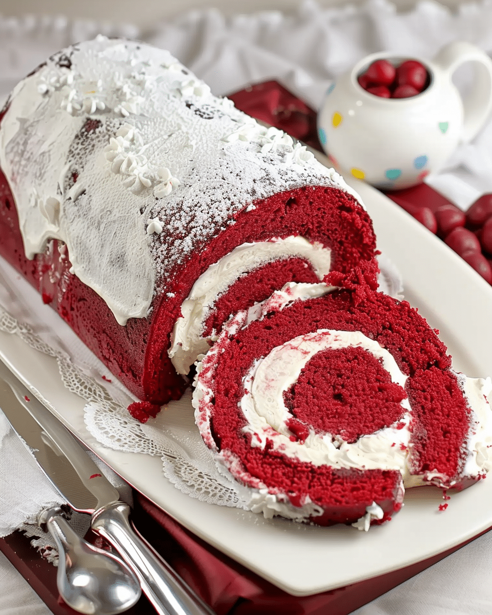 Irresistible Red Velvet Cake Roll Recipe for Lovers